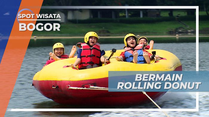 Memacu Adrenalin Bermain Rolling Donut di Kawasan Wisata Bogor