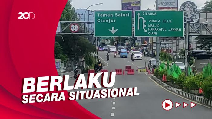 Urai Kepadatan, Polisi Berlakukan One Way Puncak Arah Jakarta 