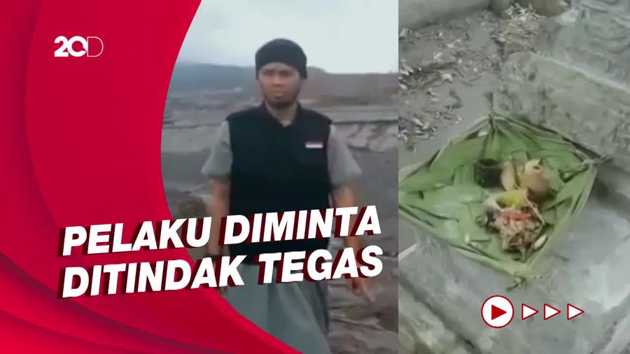 Respons Warga soal Pria Buang Sesajen di Lokasi Erupsi Semeru