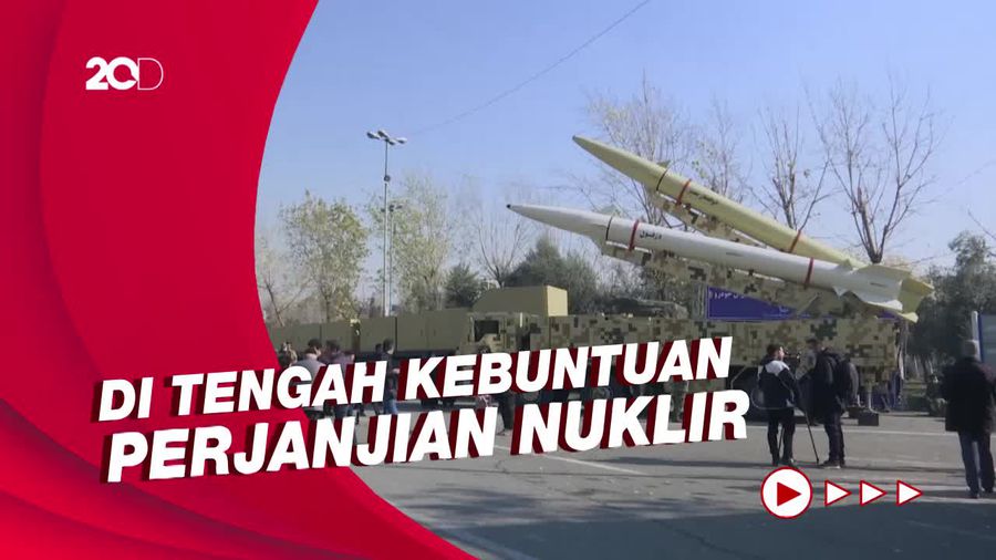 3 Rudal Balistik Iran Ditampilkan ke Publik