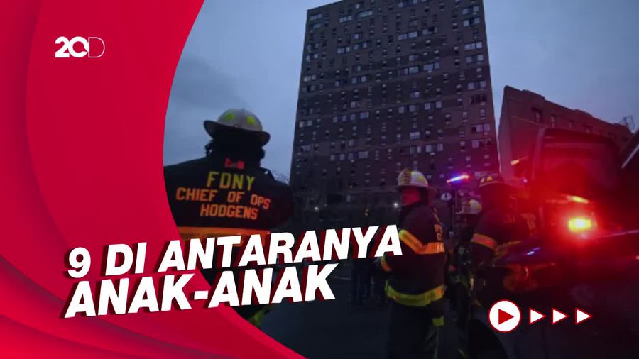 19 Orang Tewas dalam Kebakaran Apartemen di New York City