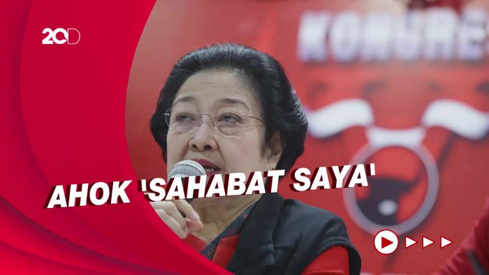Momen Megawati Sapa Ahok Sahabat Saya di HUT ke-49 PDIP