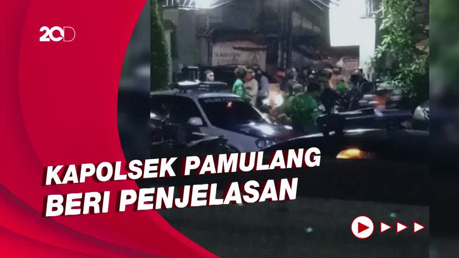 Ramai-ramai Driver Ojol Geruduk Polsek Pamulang, Ada Apa?