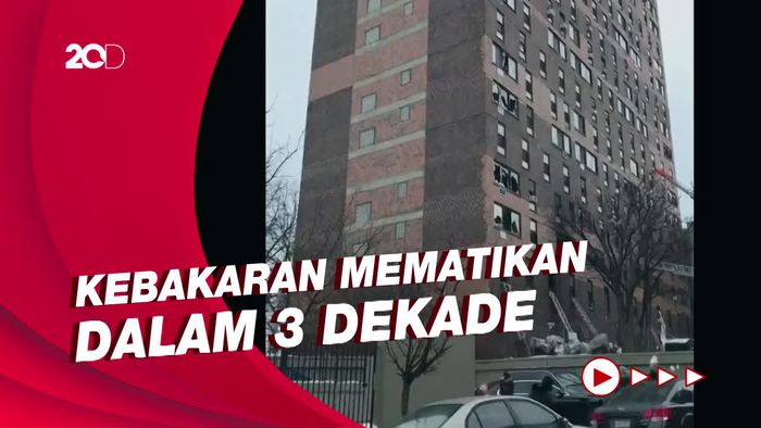 Ngerinya Kebakaran Apartemen di New York, Tiap Lantai Ada Korban