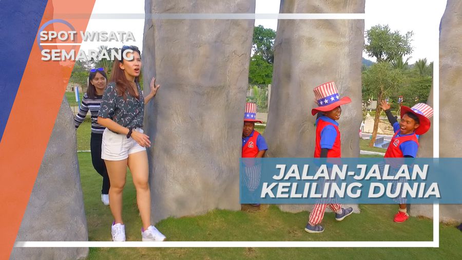 Serasa Keliling Dunia, Jalan-jalan di Taman Kawasan Wisata Semarang
