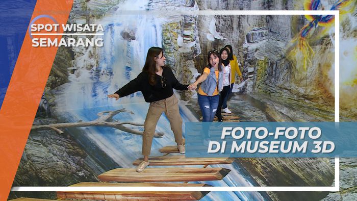 Berfoto Ria di Museum 3 Dimensi Semarang