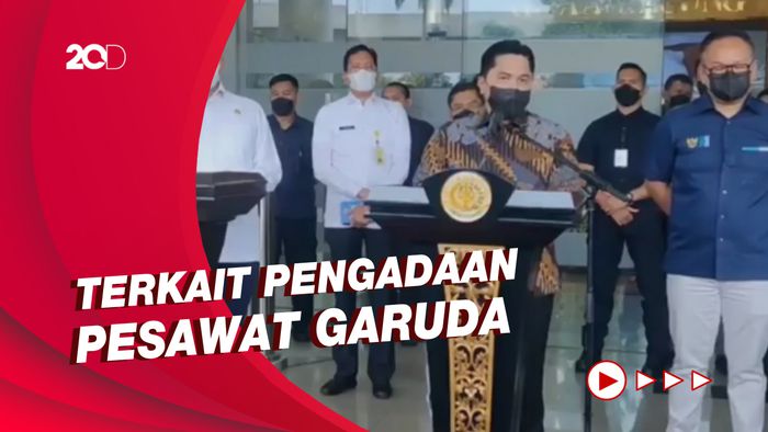 Erick soal Adanya Dugaan Korupsi Pesawat Lain: Dimungkinkan