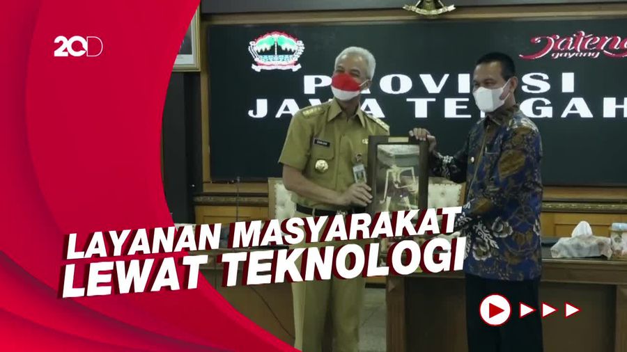 Ganjar Pranowo Dikunjungi Walkot Pariaman, Ini yang Dibahas
