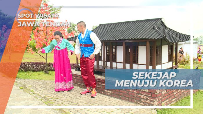 Miniatur Rumah Adat Korea Selatan di Kawasan Wisata Banyumas Jawa Tengah