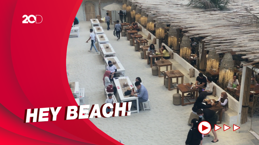 Sensasi Kafe Nuansa Pantai Ala Bali di Tangerang