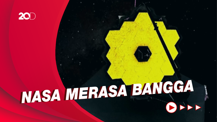Wujud Cermin Emas Teleskop Luar Angkasa James Webb