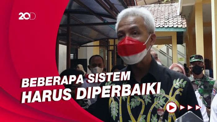 Ganjar Pranowo Tinjau Vaksinasi Anak SLB di Kebumen