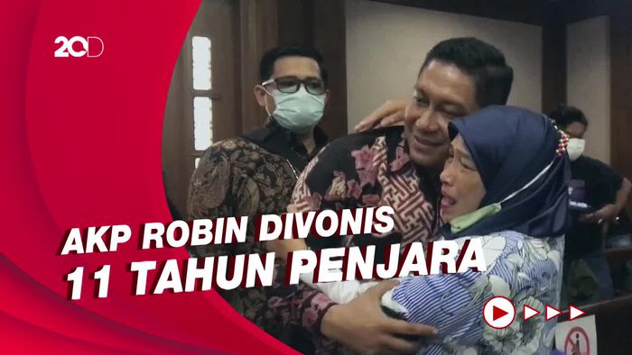 Tangisan Keluarga Warnai Sidang Vonis Kasus Suap AKP Robin