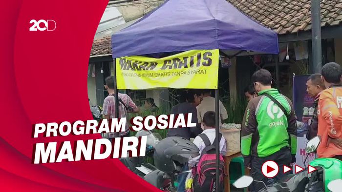Mulia! Warga di Kabupaten Bandung Ini Sediakan Makan Gratis Buat Siapapun