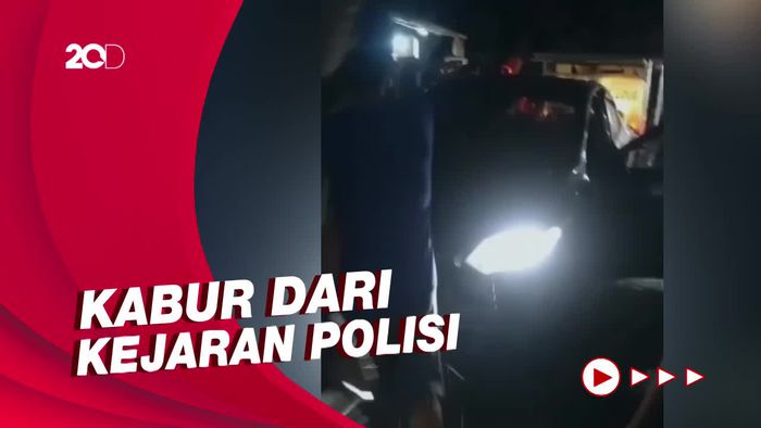 Viral Bandar Narkoba Tabrak Motor-Rumah di Tangerang Saat Kabur