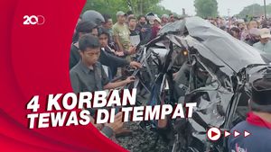 Kecelakaan Maut! Kereta Tabrak Mobil di Probolinggo, 4 Orang Tewas