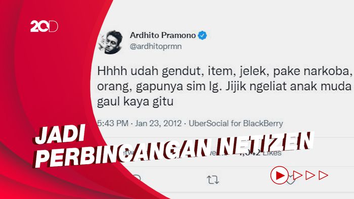 Cuitan Ardhito Pramono soal Narkoba Kembali Disorot