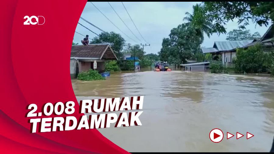 Banjir Capai 3 Meter di Banjar