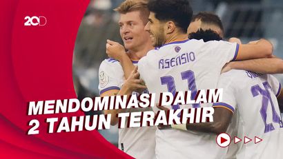 Real Madrid Tambah Catatan Sempurna atas Barcelona