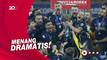 Gol Sanchez di Ujung Laga Bawa Inter Juarai Piala Super Italia