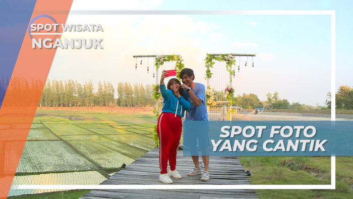 Berfoto Cantik di Taman Bunga Nganjuk Jawa Timur