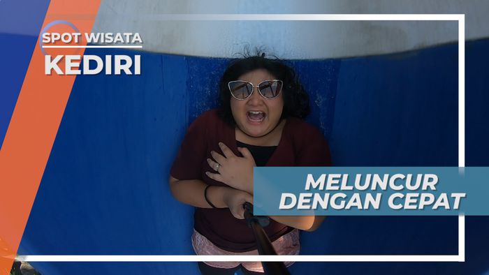 Meluncur Dengan Cepat, Asiknya Bermain Speed Slide di Gumul Paradise Kediri