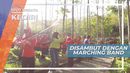 Disambut Alunan Marching Band di Bukit Dhodho Indah Kediri 