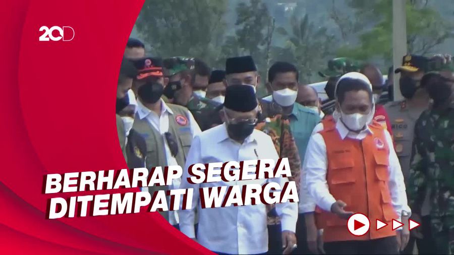 Wapres Minta Pembangunan 2.000 Huntara Korban Erupsi Semeru Dipercepat