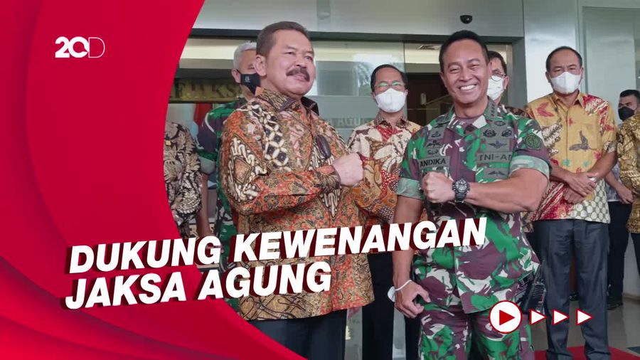 Sambangi Jaksa Agung, Panglima TNI Singgung soal HAM