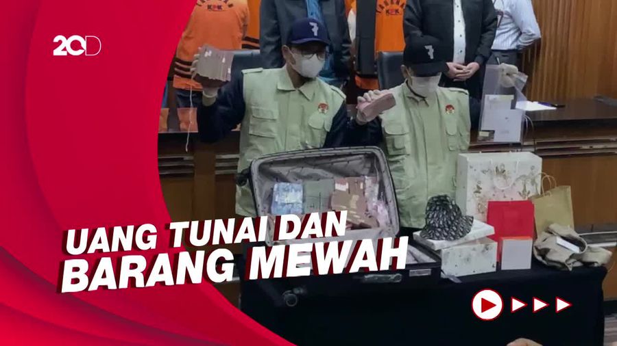 Penampakan Uang Rp 1,4 M Barbuk Kasus Korupsi Bupati Penajam Paser Utara
