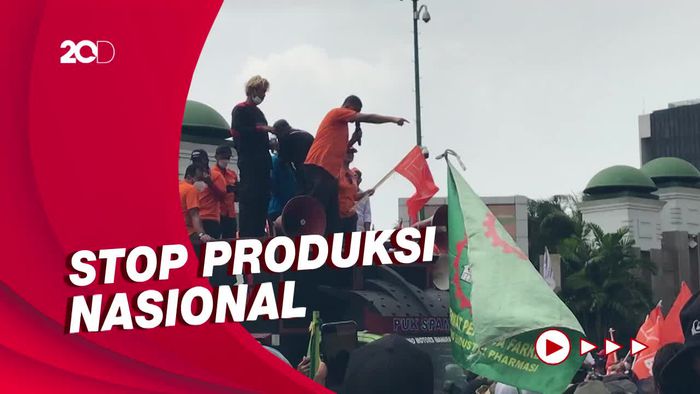 KSPI Ancam 4 Juta Buruh Mogok Kerja Jika UU Ciptaker Tetap Dibahas DPR