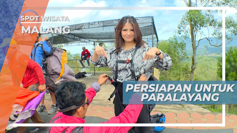 Bersiap Memacu Adrenalin, Melayang-layang di Atas Kota Apel, Malang