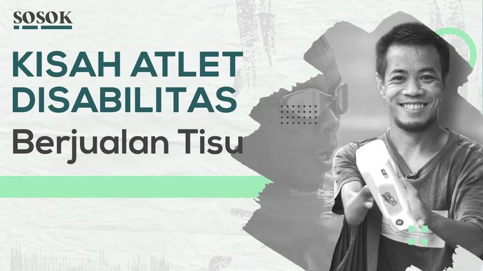Kisah Pedagang Asongan Difabel, Berkilau di Lintasan Renang