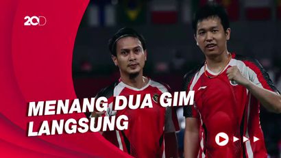 Kalahkan Malaysia, Hendra/Ahsan ke Final India Open 2022