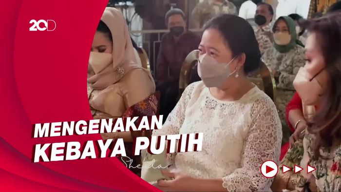 Gaya Puan Maharani Hadiri Pernikahan Vidi Aldiano-Sheila Dara