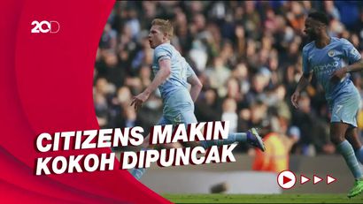 Gol Tunggal De Bruyne Menangkan Man City atas Chelsea