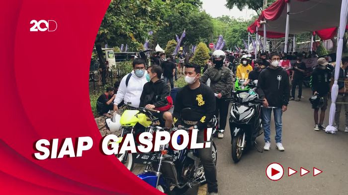 Ratusan Joki Balap Liar Mulai Berdatangan di Street Race Ancol 