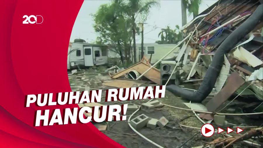 Penampakan Luluh Lantak Kota Florida Usai Diterjang Tornado