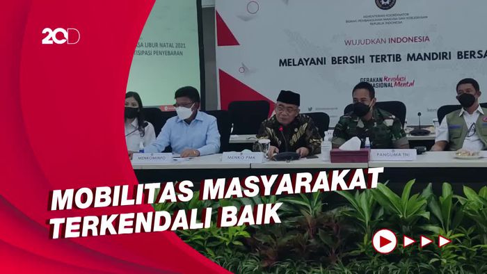 Menko PMK: Tren Kasus Covid-19 Selama Nataru Fluktuatif, Tapi Terkendali