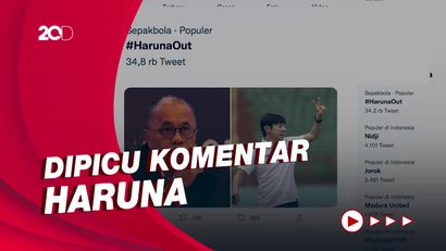 Ramai Tagar #HarunaOut, PSSI Angkat Bicara