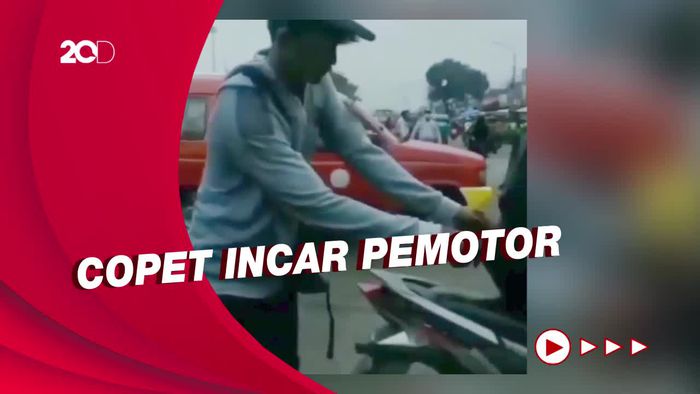 Heboh Pencopet Incar Pengendara Motor di Pulogadung, Begini Aksinya
