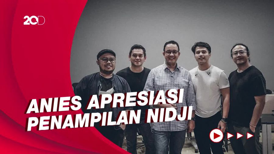 Anies Nonton Nidji Sebut Tak Ada Suara Sumbang, Sindir Giring?