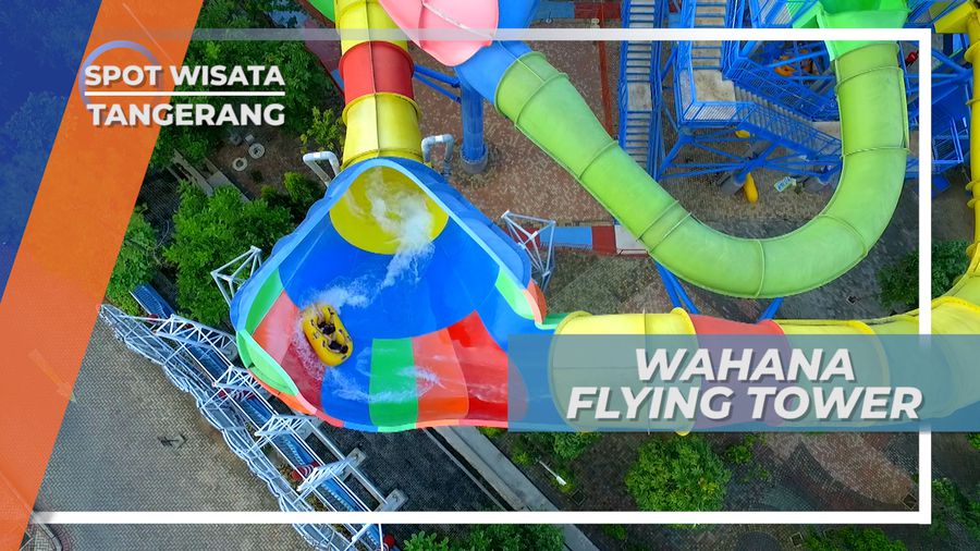 Seru-seruan, Menantang Adrenalin Bermain Flying Tower di Water Park, Tangerang