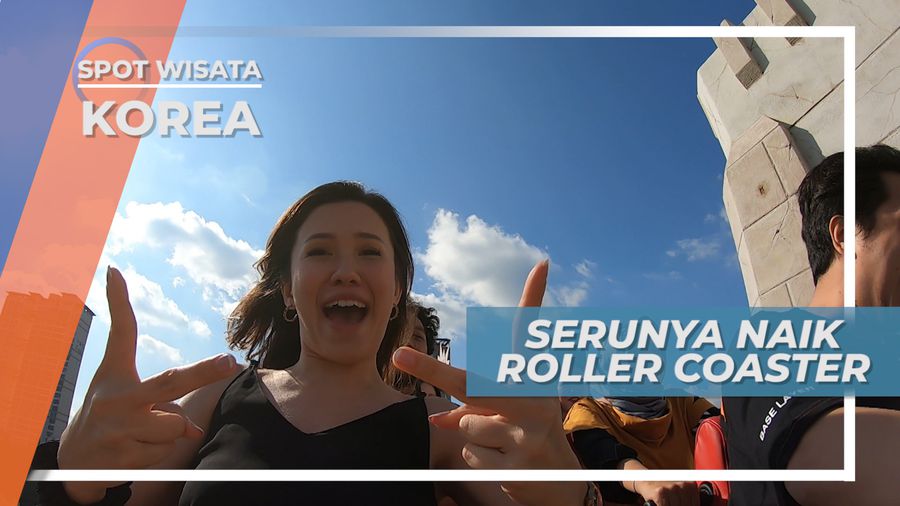 Pacu Adrenalin, Serunya Meluncur Naik Roller Coaster yang Bikin Deg-degan, Korea Selatan