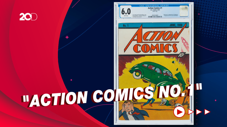 Wow! Komik Bergambar Superman Pertama Laku Rp 45 Miliar