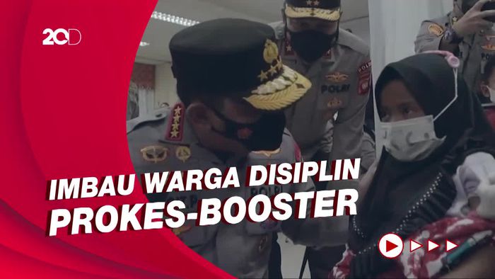 Kapolri dan Menkes Tinjau Percepatan Vaksinasi di Kalbar
