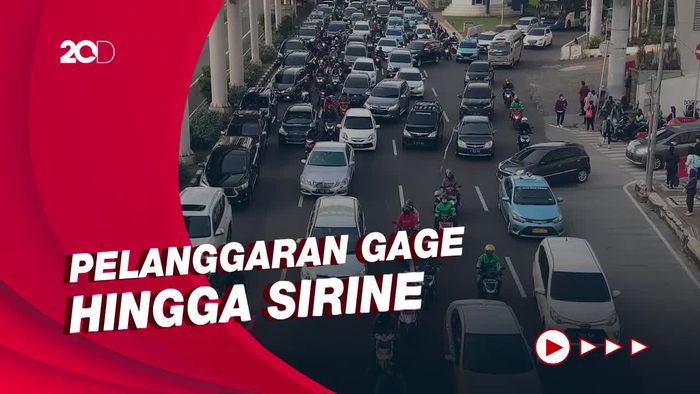 Polda Metro Tilang 124 Mobil Bernopol RF: Tidak Ada Keistimewaan!
