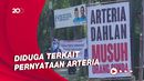 Penampakan Baliho Arteria Dahlan Musuh Orang Sunda di Dekat Gedung Sate