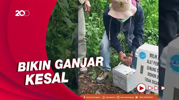 Sempat Hilang, Alat Pantau Gunung Sumbing yang Dicuri Balik Lagi