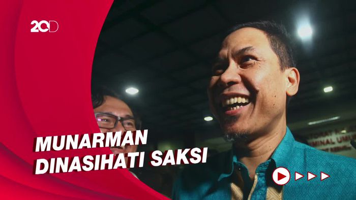 Respons Munarman Saat Dinasihati Saksi Agar Istikamah ke Khilafah
